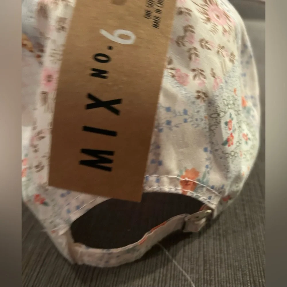 Mix No 6 Los Angeles Floral Baseball Hat Womens OS NWT